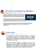 Por Que Estudar Economia