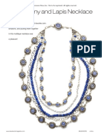 Chalcedony Lapis Necklace