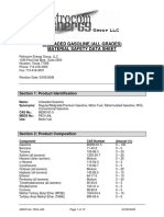 MSDS For Gasoline