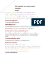 Pension Calculation 4 Dept - Exam