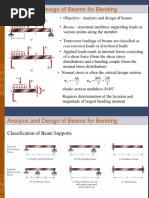 Analysis and Design of Beams For Bending: Concentrated Loads or Distributed Loads