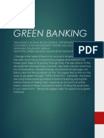 Green Banking 