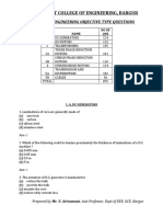 Electrical Engineering Objective Type Questions PDF