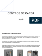 Centros de Carga y Transformadores