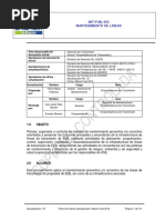 Procedimiento MIT-P-ML-003 Mtto Líneas A18