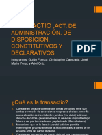 Presentación de Derecho Romano Transactio