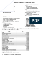 Exercicios Fixação Balanço e DRE