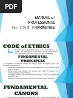 Manual of Professional Practice