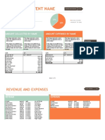 Budget For Fundraiser Event Template