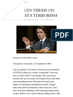 aznar-SEVEN THESIS ON TODAY S TERRORISM - AR - Absurda Revolución