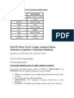 Grados Más Utilizados en El Campo Armónico Menor