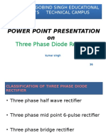 Power Point Presentation Three Phase Diode Rectifier Power Point Presentation