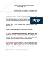 Os 10 Segredos para Abordar Uma Mulher Desconhecida