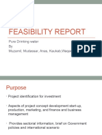 Feasibility Report: Pure Drinking Water by Muzamil, Mudassar, Anas, Kaukab, Waqar