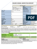 Pressure Vessel Inspection Report