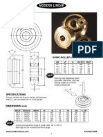 Guide Rollers Sizes: (LBS.) Size LR LA Max RPM Weight