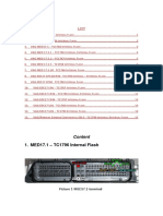 MED17.1 - TC1796 Internal Flash: Content