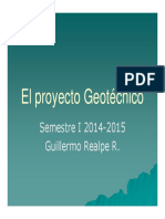 Planificación y Ejecución Del Proyecto Geotécnico