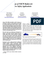 Design of FMCW Radars For Active Safety Applications PDF