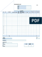 Local Conveyance Reimburesement Claim Form