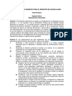 Reglamento de Anuncios para El Municipio de Guadalajara