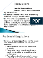  Prudential Regulations