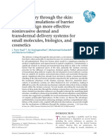 Drug Delivery Through The Skin - Molecular Simulations of Barrier Lipids - Huzil - 2011