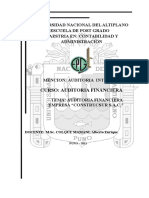 AUDIT FINANCIERA CONSTRUC SUR - Docexposicionnnnnnnnnnnnnnnnnnnnnnnnn