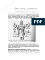 History of Transformer