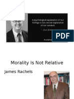 Ethics - Morality Is Not Relative - James Rachels Lecture