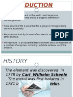 Molybdenum Toxicity