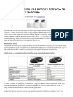 Entiéndelos Por Fin - Par Motor y Potencia en Motores Diésel y Gasolina