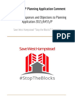 Save West Hampstead - Stop The Blocks - Planning Application No 2015-6455-p - Comments