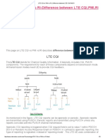 Lte Cqi Vs Pmi Vs Ri - Difference Between Lte Cqi, Pmi, Ri