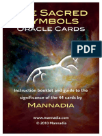 Mannadia Sacred Symbol Oracle Card Instructions and Guide PDF