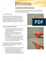 Tennis Elbow Home Exercise PDF