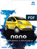 TATA Nano Owners Manual