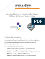 Mentorship ICT at A Glance