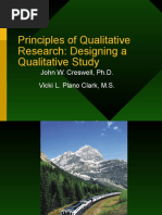 Qualitative Research Creswell