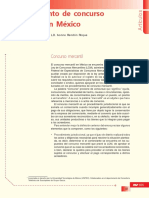 Procedimiento de Concurso Mercantil en México