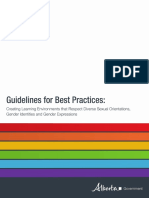 Gender Guidelines For Best Practices