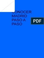 Conocer Madrid Paso A Paso