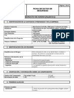 MSDS Bicarbonato de Sodio