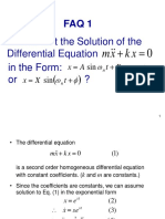 How To Get The Solution of The Differential Equation in The Form: or ?