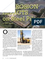 Corrosion Impacts On Steel Piles