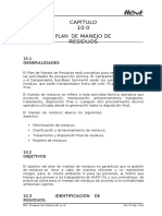 Plan de Manejo de Residuos Ejemplo Menos Hojas