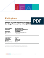 Philippines: National Progress Report On The Implementation of The Hyogo Framework For Action (2013-2015)