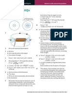 Answers To Saqs: Cambridge International A Level Physics