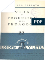  Larroyo Vida Profesion Pedagogo 1958