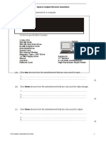 Input Output Revision Questions